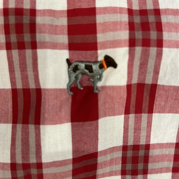 Sourthen Pointe Co. button up. Medium. Red and white plaid - Picture 3 of 3